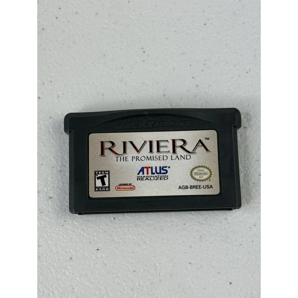 Riviera: The Promised Land Nintendo Game Boy Advance GBA Cart Only AUTHENTIC